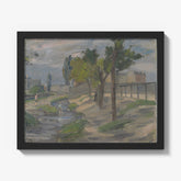 Boys Paddling in the Ladegårds Stream .Gables In the Backgroun by Peter Rostrup Bøyesen - thumbnail_1_bf_67673fe1b7c995d9501640ae